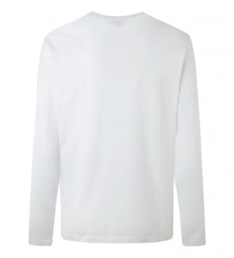Pepe Jeans T-shirt B Sico Original 2 Long N blanc