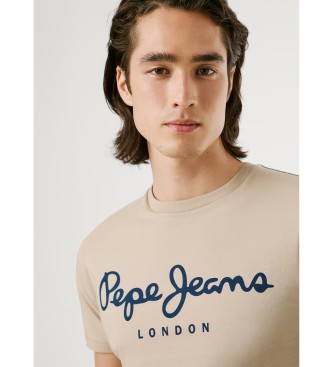 Pepe Jeans Original Stretch T-shirt beige