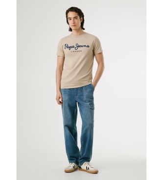 Pepe Jeans Original Stretch T-shirt beige