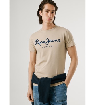 Pepe Jeans Original Stretch T-shirt beige