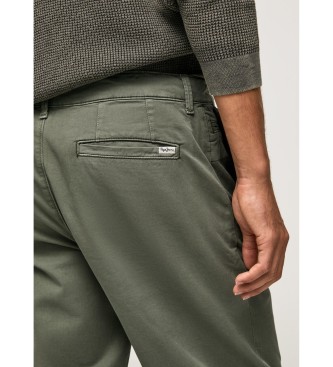 Pepe Jeans Pantaln Chinos Fit Loose verde
