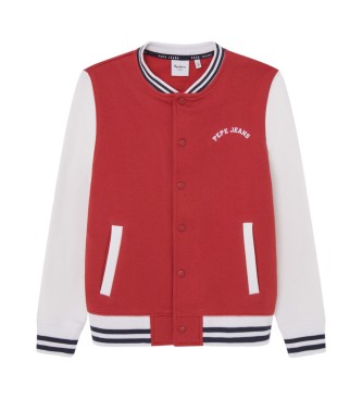 Pepe Jeans Veste bombardier Parker rouge