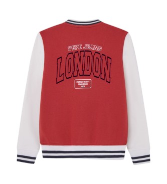 Pepe Jeans Veste bombardier Parker rouge