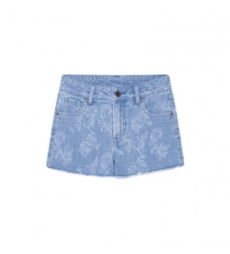 Pepe Jeans Patty Floral blauwe short