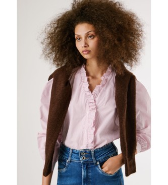 Pepe Jeans Blusa Pearlcy rosa