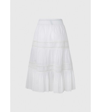 Pepe Jeans Pelia skirt white