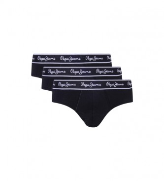 Pepe Jeans Pack 3 Slips Clsicos negro