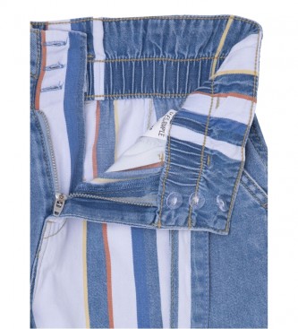 Pepe Jeans Pantaln Corto Pheebe azul