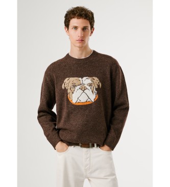 Pepe Jeans Camisola castanha Phelan