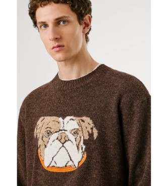 Pepe Jeans Camisola castanha Phelan