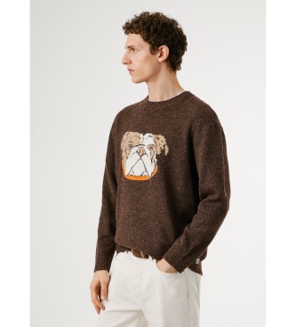 Pepe Jeans Camisola castanha Phelan