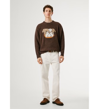 Pepe Jeans Camisola castanha Phelan