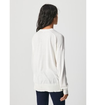 Pepe Jeans Phyllis sweater white