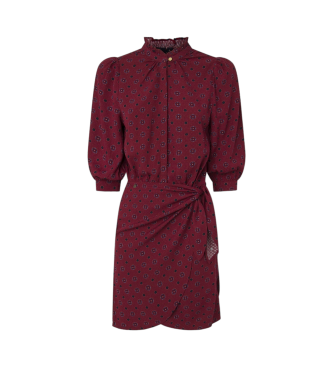 Pepe Jeans Picci dress maroon