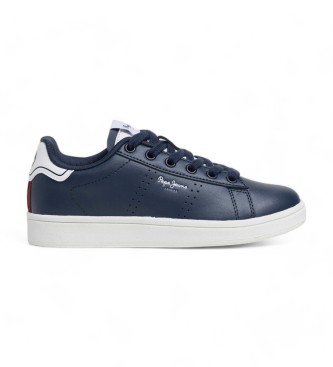 Pepe Jeans Zapatillas de piel Player Air B marino