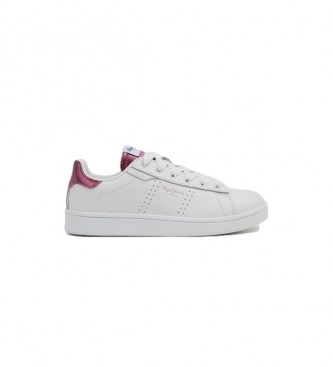 Pepe Jeans Sneakers Player Basic Girl in pelle bianca