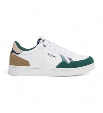 Pepe Jeans Player Classic B Wei Leder Turnschuhe