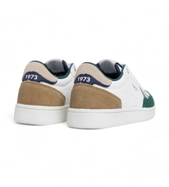 Pepe Jeans Zapatillas de piel Player Classic B blanco