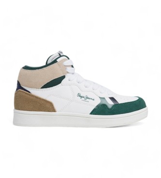 Pepe Jeans Player Fenix Leather Sneakers branco