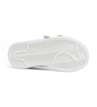 Pepe Jeans Zapatillas de piel Player Glow Gk blanco