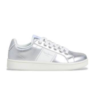 Pepe Jeans Sneakers Player Shine argento