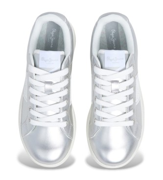 Pepe Jeans Sneakers Player Shine argento