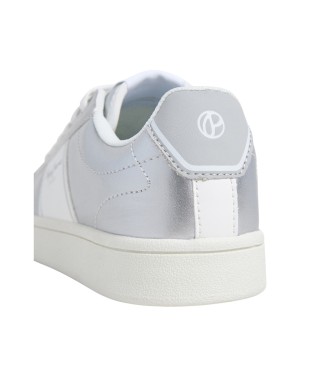 Pepe Jeans Sneakers Player Shine argento