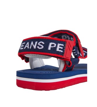 Pepe Jeans Pool Classic B marinbl trek sandaler med remmar