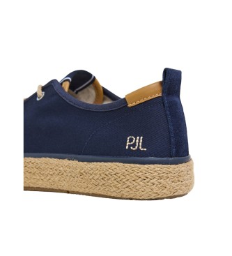 Pepe Jeans Sneakers in pelle Port Tourists blu navy