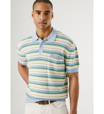 Pepe Jeans Zelena polo majica Preston Stripes