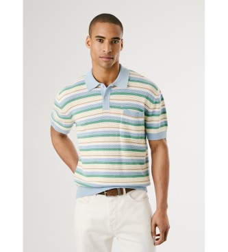 Pepe Jeans Zelena polo majica Preston Stripes