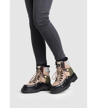 Pepe Jeans Bottines beiges Queen Mix