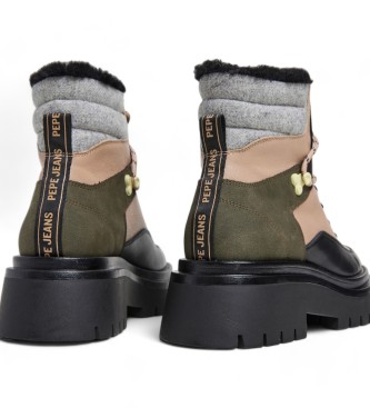 Pepe Jeans Bottines beiges Queen Mix