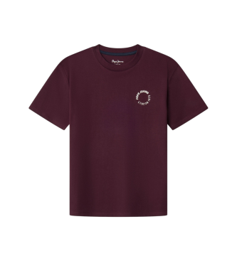 Pepe Jeans Camiseta Recco granate