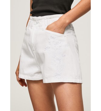Pepe Jeans Reese Floral Shorts white