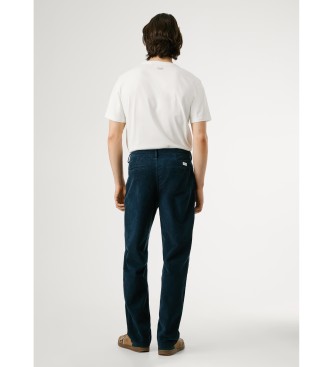 Pepe Jeans Pantalon chino rgulier en velours ctel marine