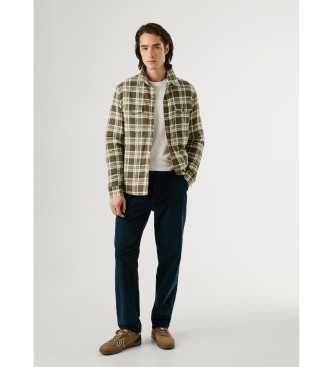Pepe Jeans Pantalon chino rgulier en velours ctel marine