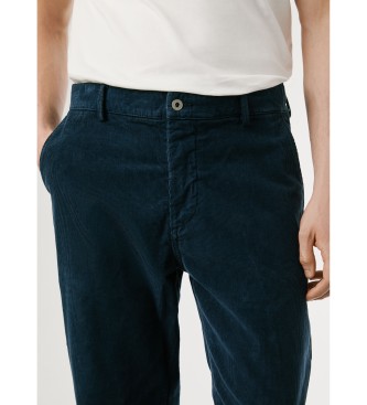 Pepe Jeans Pantalon chino rgulier en velours ctel marine