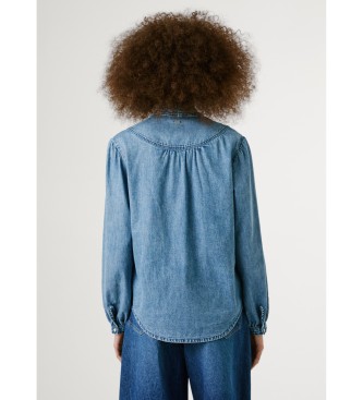 Pepe Jeans Bluse Regular blau