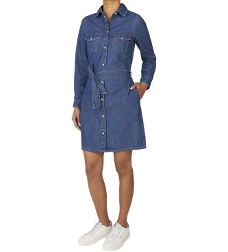 Pepe Jeans Denim Regular Dress blue