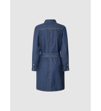 Pepe Jeans Denim Regular Dress blue
