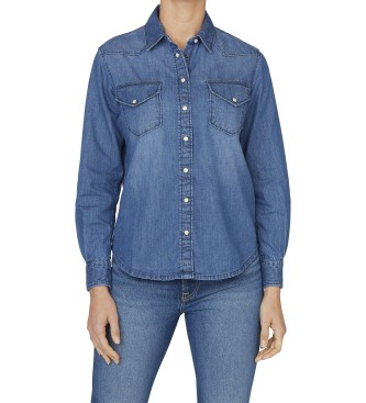 Pepe Jeans Chemise rgulire bleue