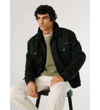 Pepe Jeans Regular jakke sort