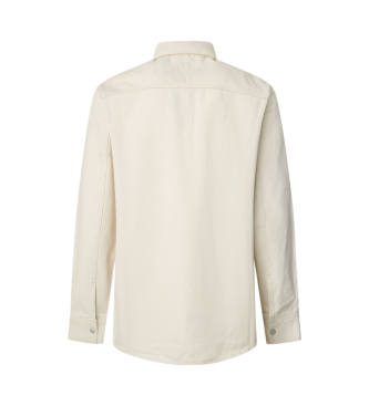 Pepe Jeans Regular overshit white ecru shirt