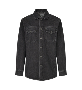 Pepe Jeans Shirt Regular Overshirt black