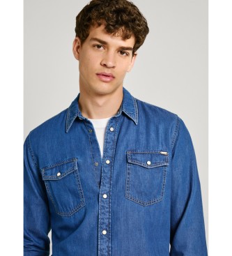 Pepe Jeans Regular Shirt blue