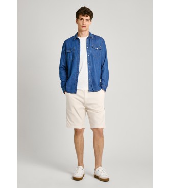 Pepe Jeans Normaal Overhemd blauw