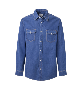 Pepe Jeans Camisa normal azul