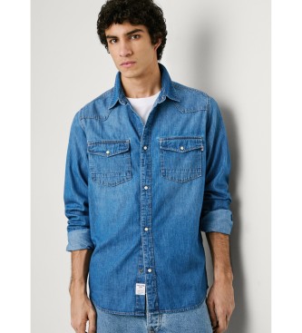 Pepe Jeans Regular Skjorta bl