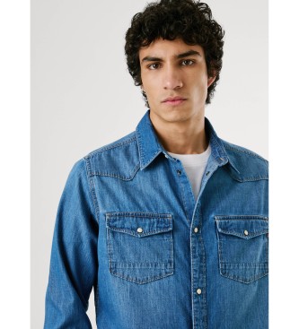 Pepe Jeans Regular Skjorta bl